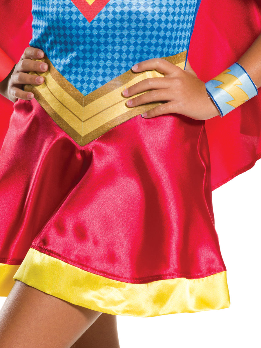 DC Superhero Teen Girls Supergirl Costume - Close Image 2
