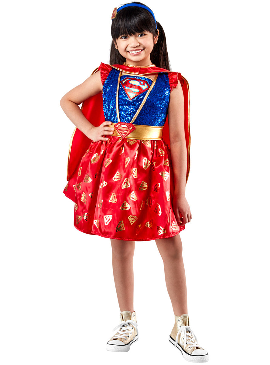 Girls Premium Supergirl DC Comics Costume - Main Image
