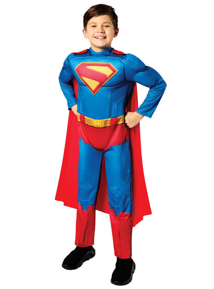 Deluxe Boys Superman Muscle Chest Costume - Main Image