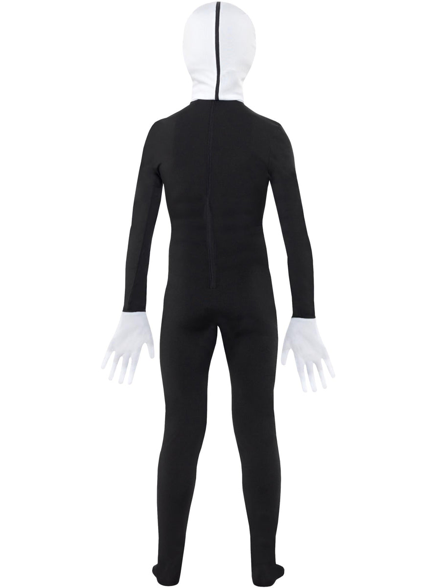 Boys Supernatural Suit Print Skin Suit Costume - Back Image