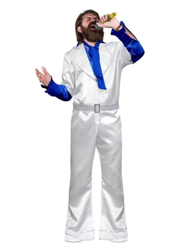 Supertrooper Plus Size Mens 70s ABBA Costume - Main Image