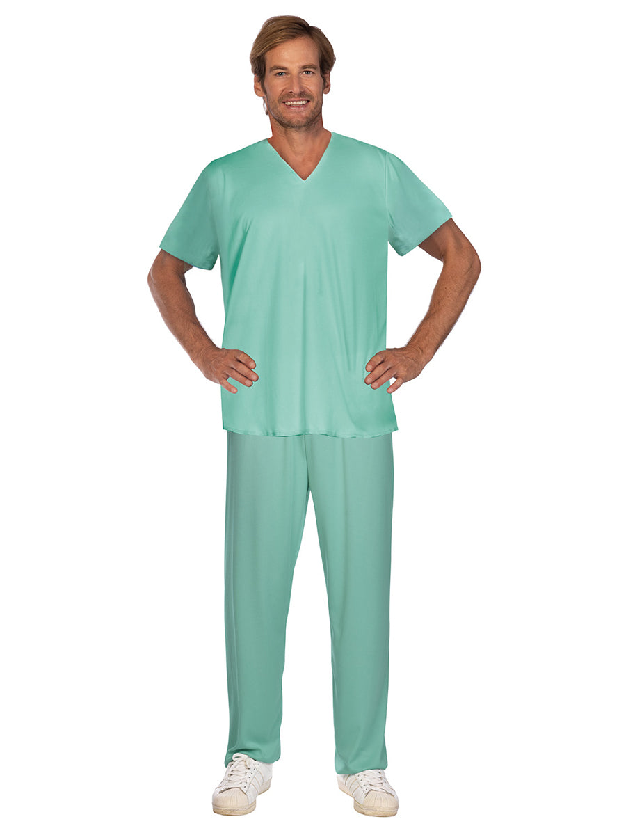 Doctor Surgical Scrubs Mens Costume - Main Image