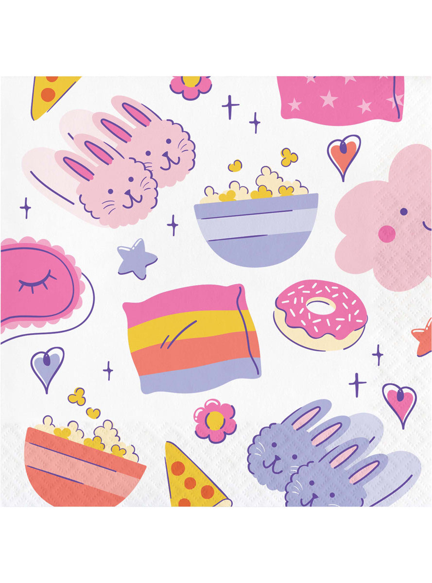 Sweet Dreams 16 Pack Lunch Napkins - Main Image