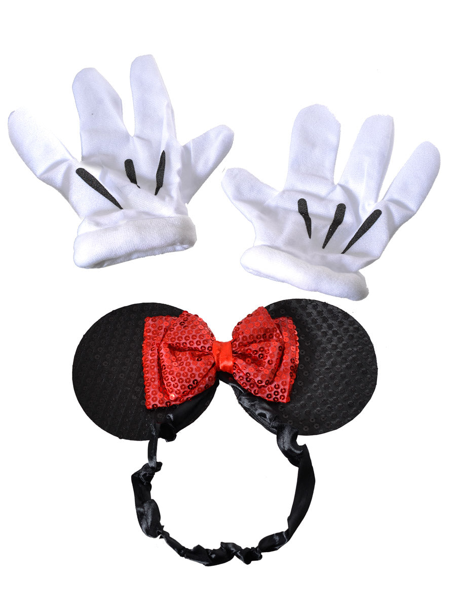 Minnie Mouse Headband And Gloves Set | Disney Costume Accessories