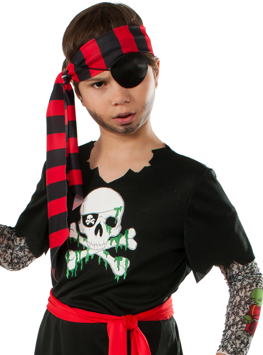 Tattooed Pirate Boys Costume - Close Image 1