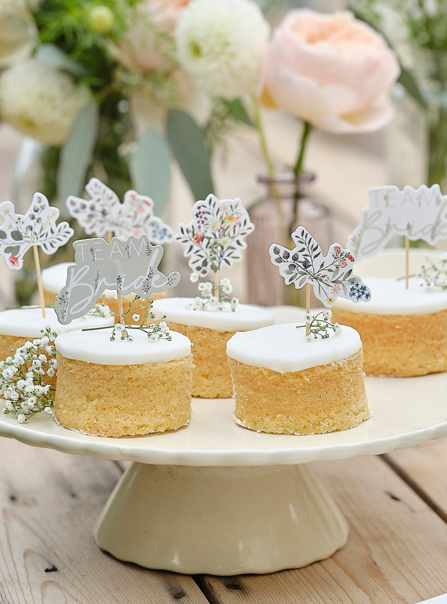 flower team bride cake topper wedding shower - alternative image