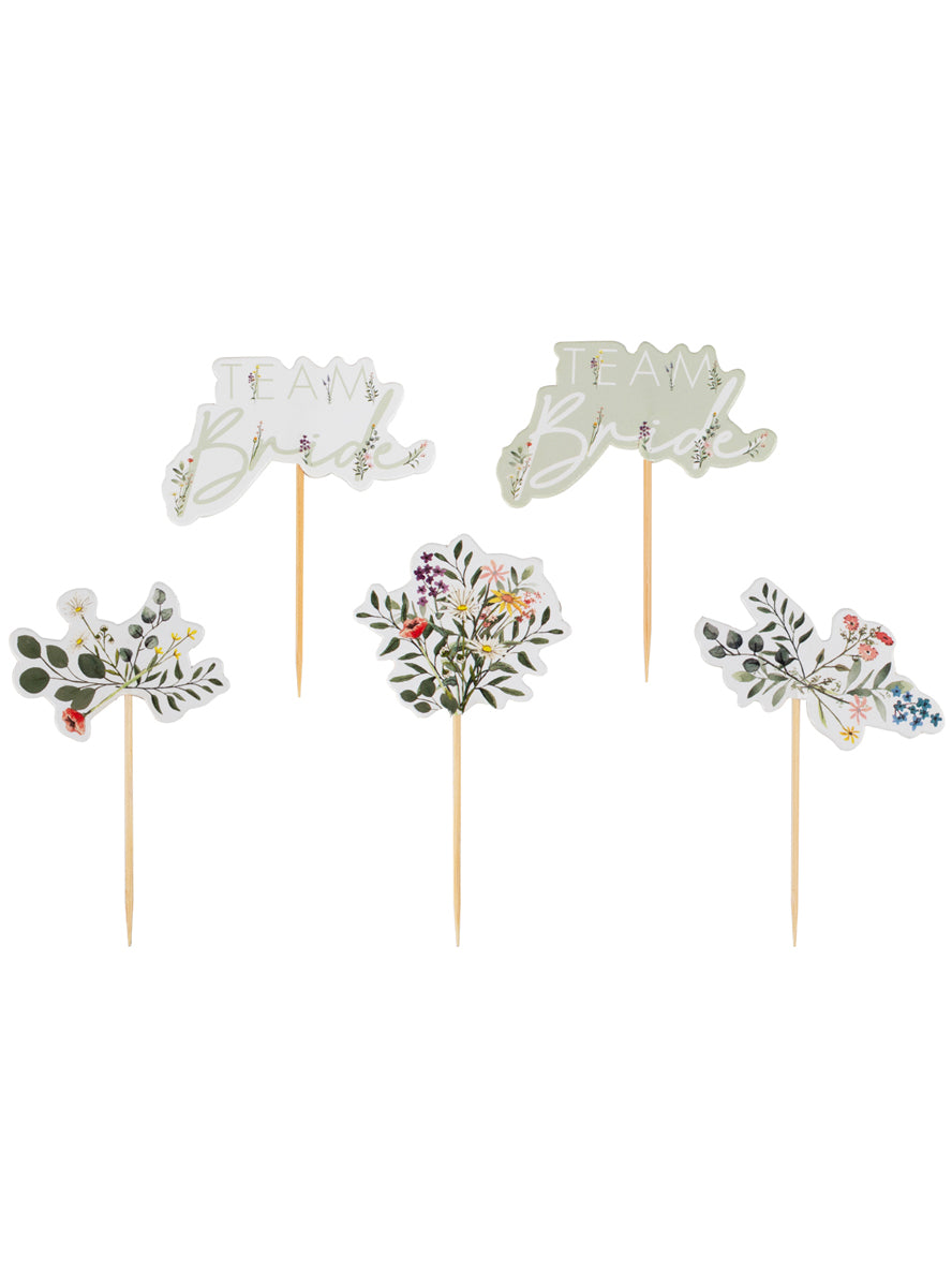 flower team bride cake topper wedding shower - main image