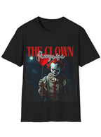 The Clown Pennywise Adults Black Plus Size T-Shirt
