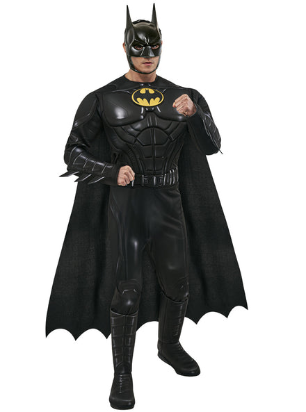 Mens Deluxe Keaton Batman The Flash Movie Superhero Costume - Main Image