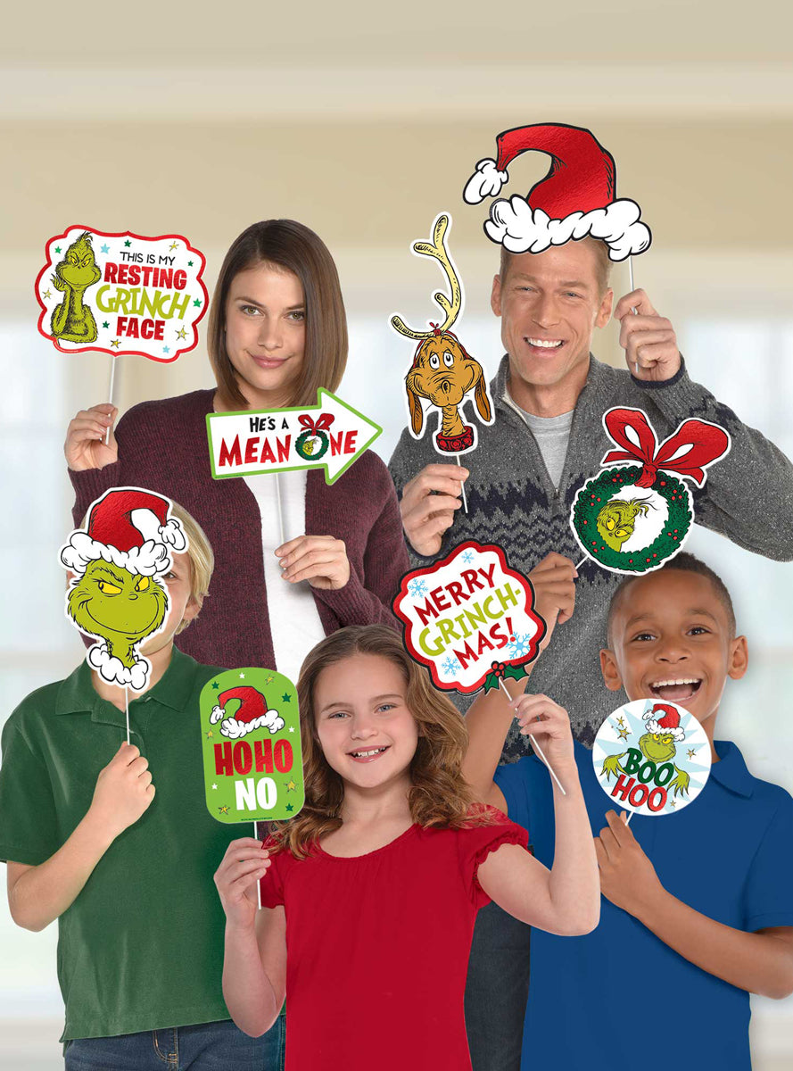 The Grinch Christmas Photo Prop Kit 13 Piece