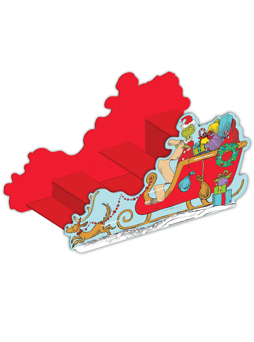 The Grinch Christmas Sleigh Treat Stand 50cm