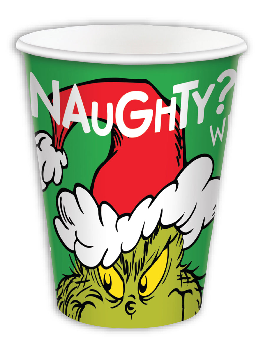 The Grinch Christmas Paper Cups 8 Pack
