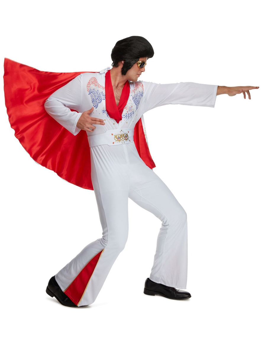 Plus Size Elvis Presley Mens 1950s Costume - Alternate Image