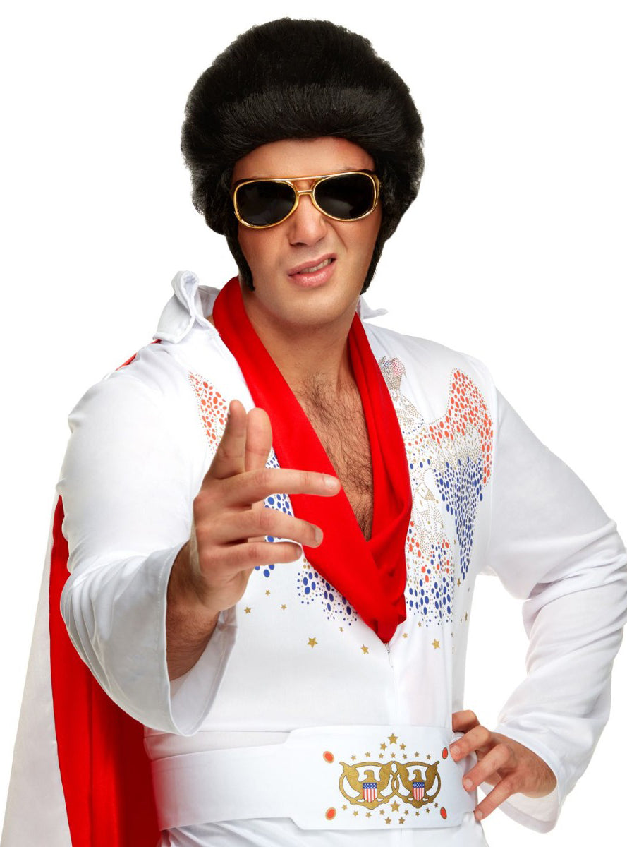 Plus Size Elvis Presley Mens 1950s Costume - Close Image