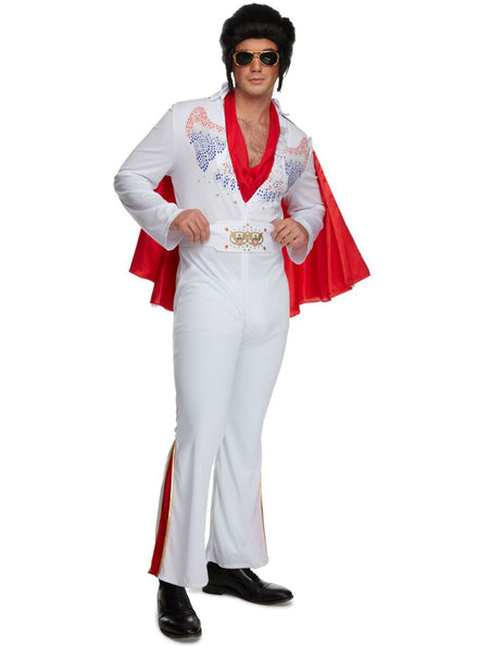 Plus Size Elvis Presley Mens 1950s Costume - Main Image