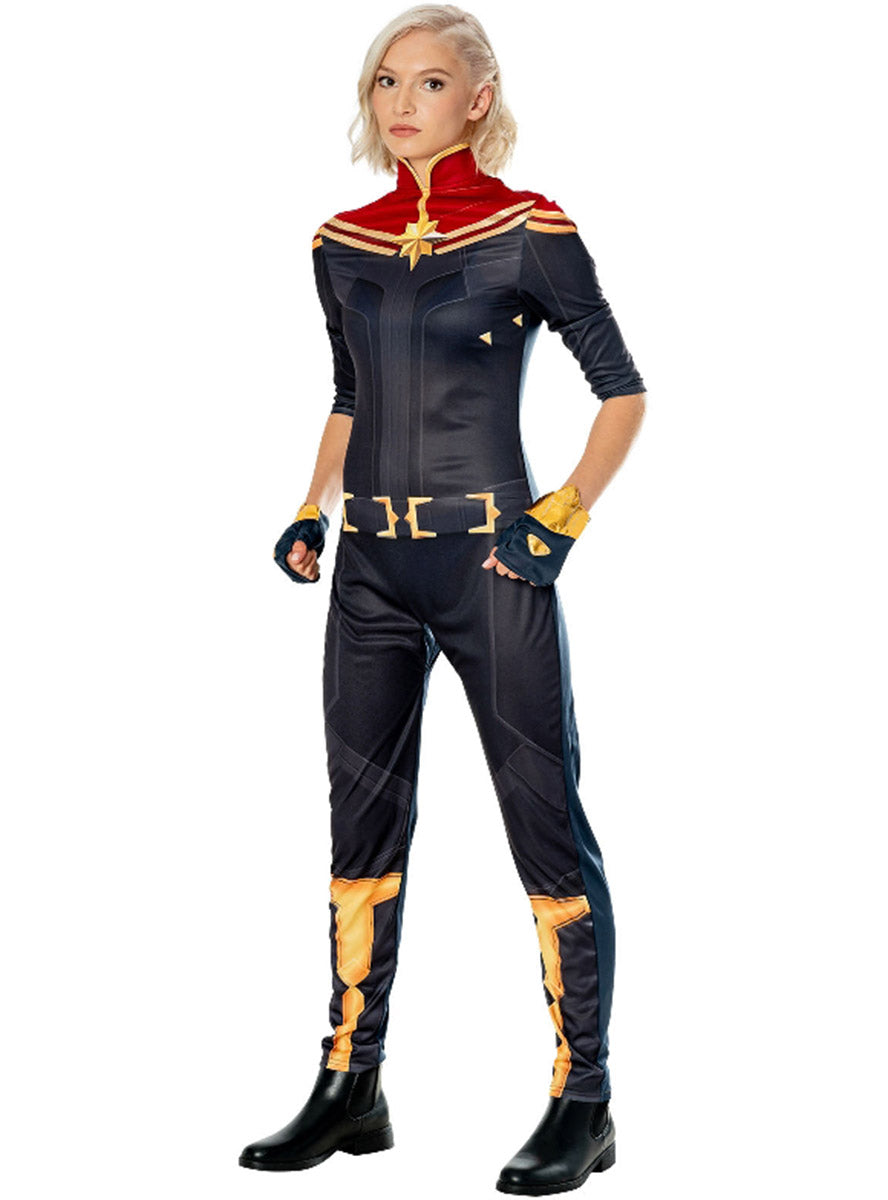 Image of The Marvel Womens Deluxe Captain Marvel Costume - Alternate Front Image 1