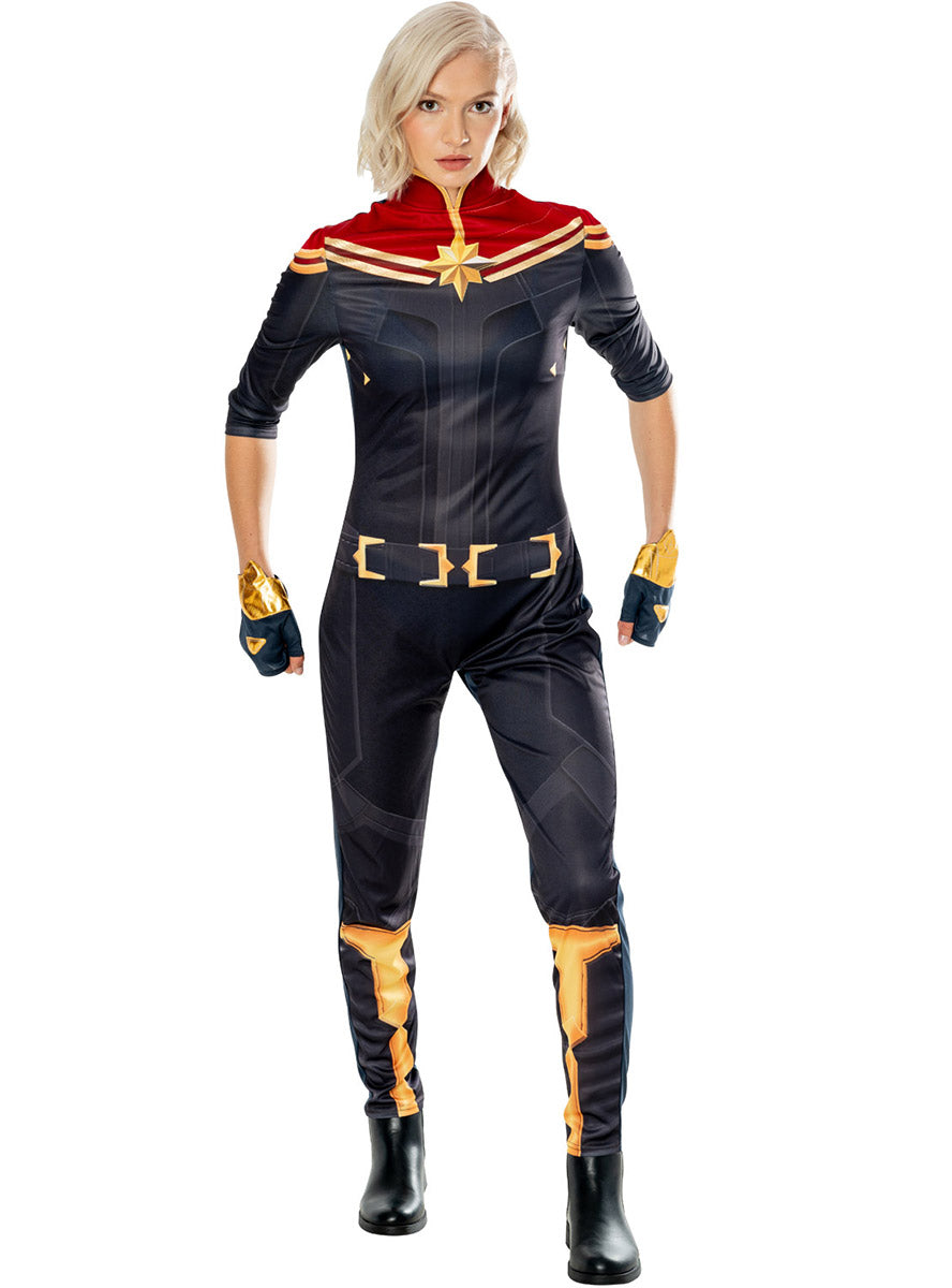 Image of The Marvel Womens Deluxe Captain Marvel Costume - Main Image