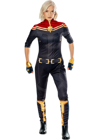 Image of The Marvel Womens Deluxe Captain Marvel Costume - Main Image