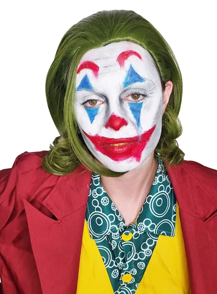 Laughing Villain Mens Green Costume Wig