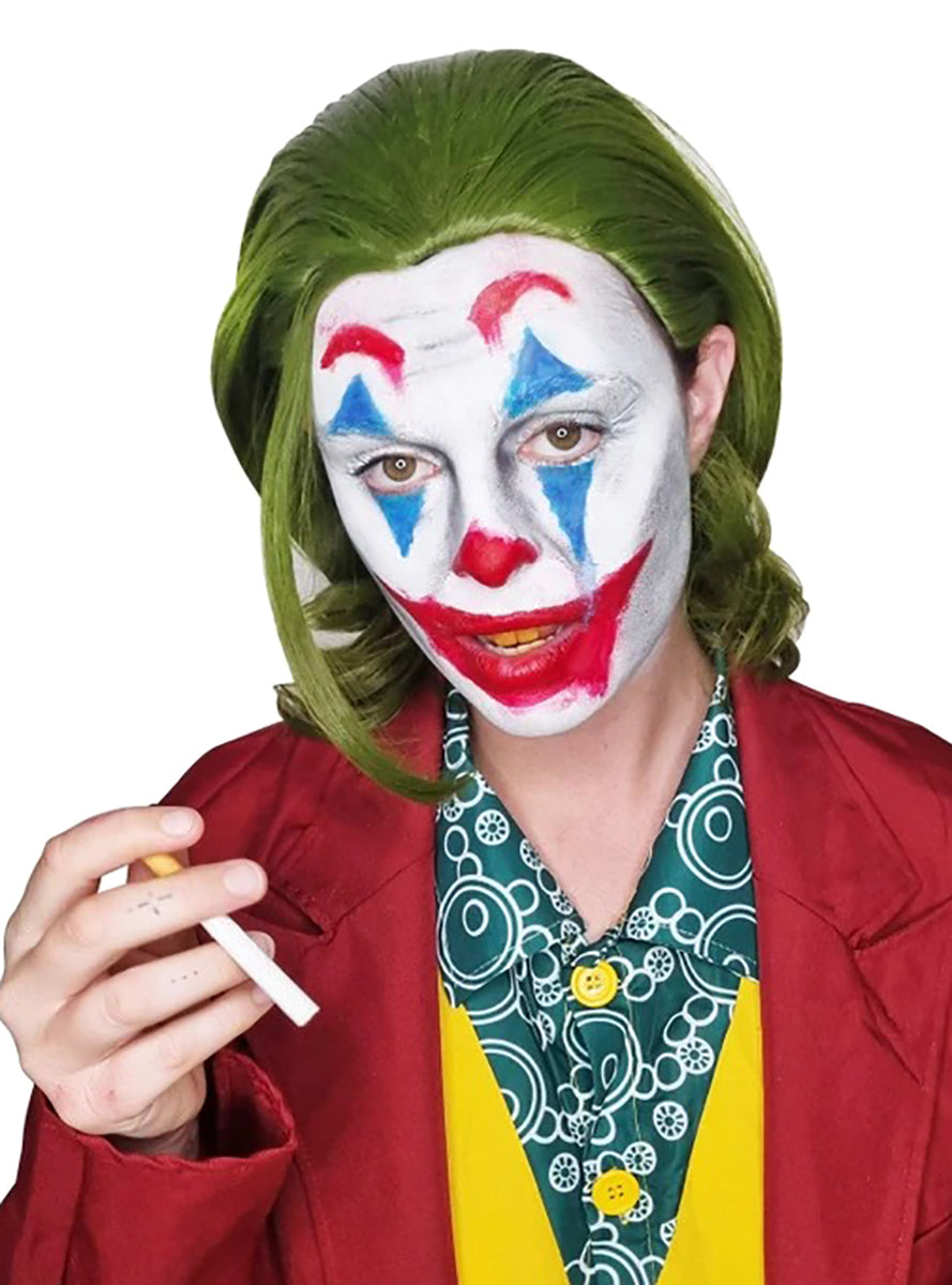 Laughing Villain Mens Green Costume Wig