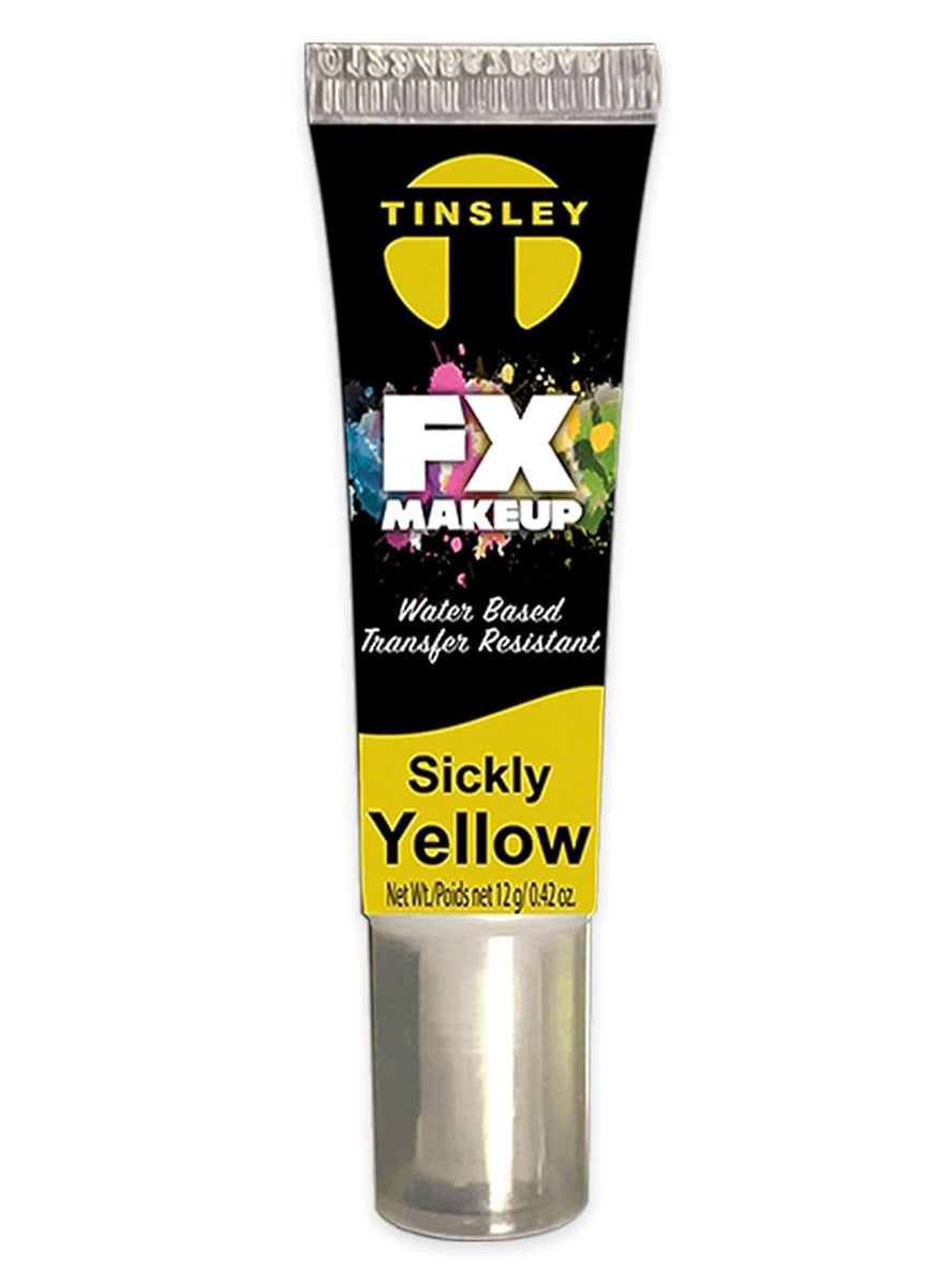 Tinsley 10ml Deluxe Sickly Yellow Water Based Makeup - Main Image