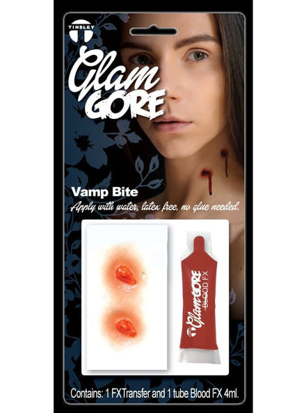 Tinsley Transfers Glamn Gore 3D Vampire Bite FX with Blood - Main Image