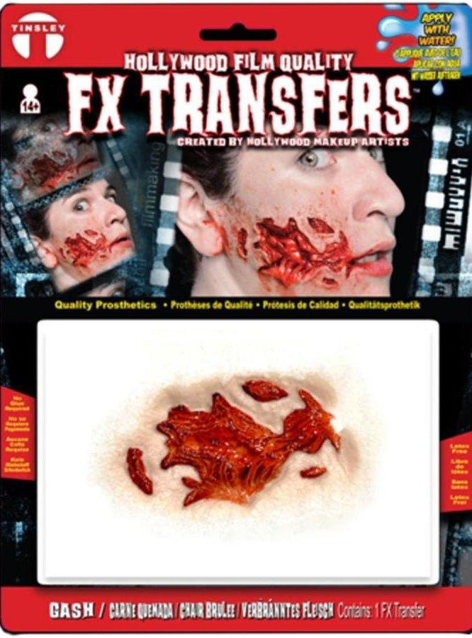 Tinsley Transfers Medium Gash 3D FX Transfer - Main Image