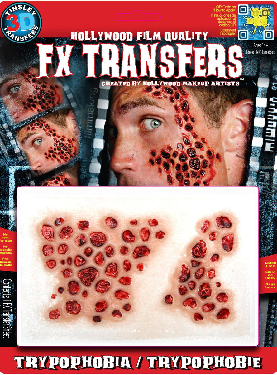 Tinsley Transfers Tryphobia Wound Large 3D FX Transfer - Main Image