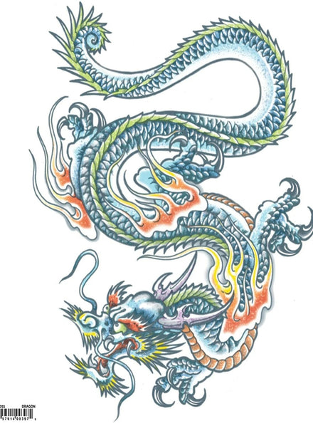 Tinsley Transfers Dragon XL Temporary Tattoo - Main Image