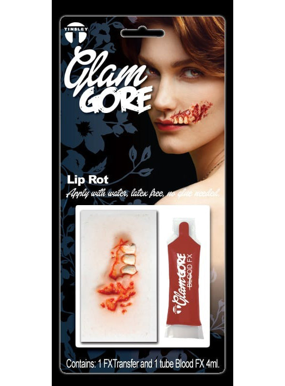 Tinsley Transfers Lip Rot 3D FX with Blood - Main Image