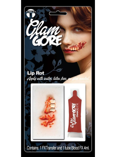 Tinsley Transfers Lip Rot 3D FX with Blood - Main Image