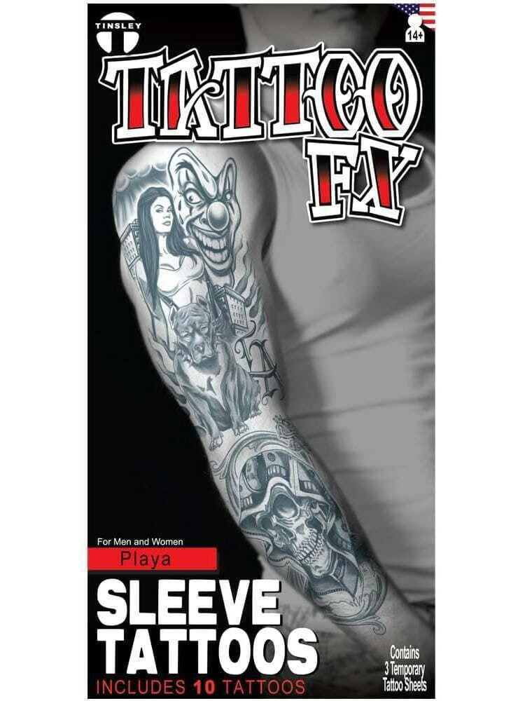 Tinsley Transfers Playa Deluxe Temporary Tattoo Sleeve - Main Image