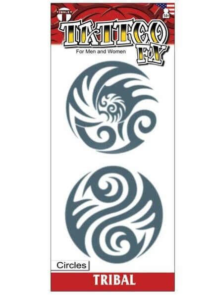 Tinsley Transfers Tribal Circles Deluxe Temporary Tattoo - Main Image