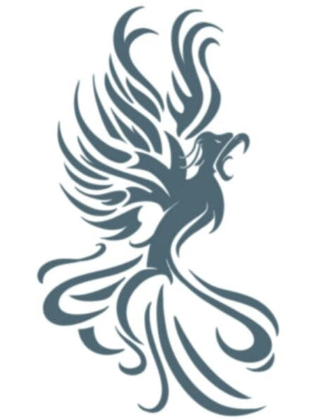 Tinsley Transfers Tribal Phoenix Deluxe Temporary Tattoo - Alternative Image