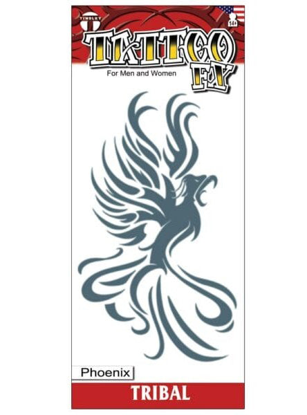 Tinsley Transfers Tribal Phoenix Deluxe Temporary Tattoo - Main Image
