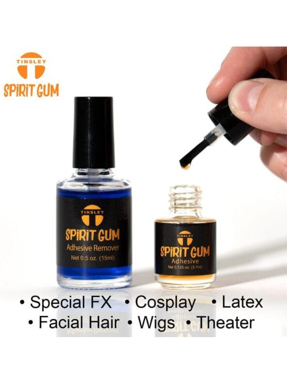 Tinsley Theatrical Quality Spirit Gum Adhesive and Remover Set - Details Image