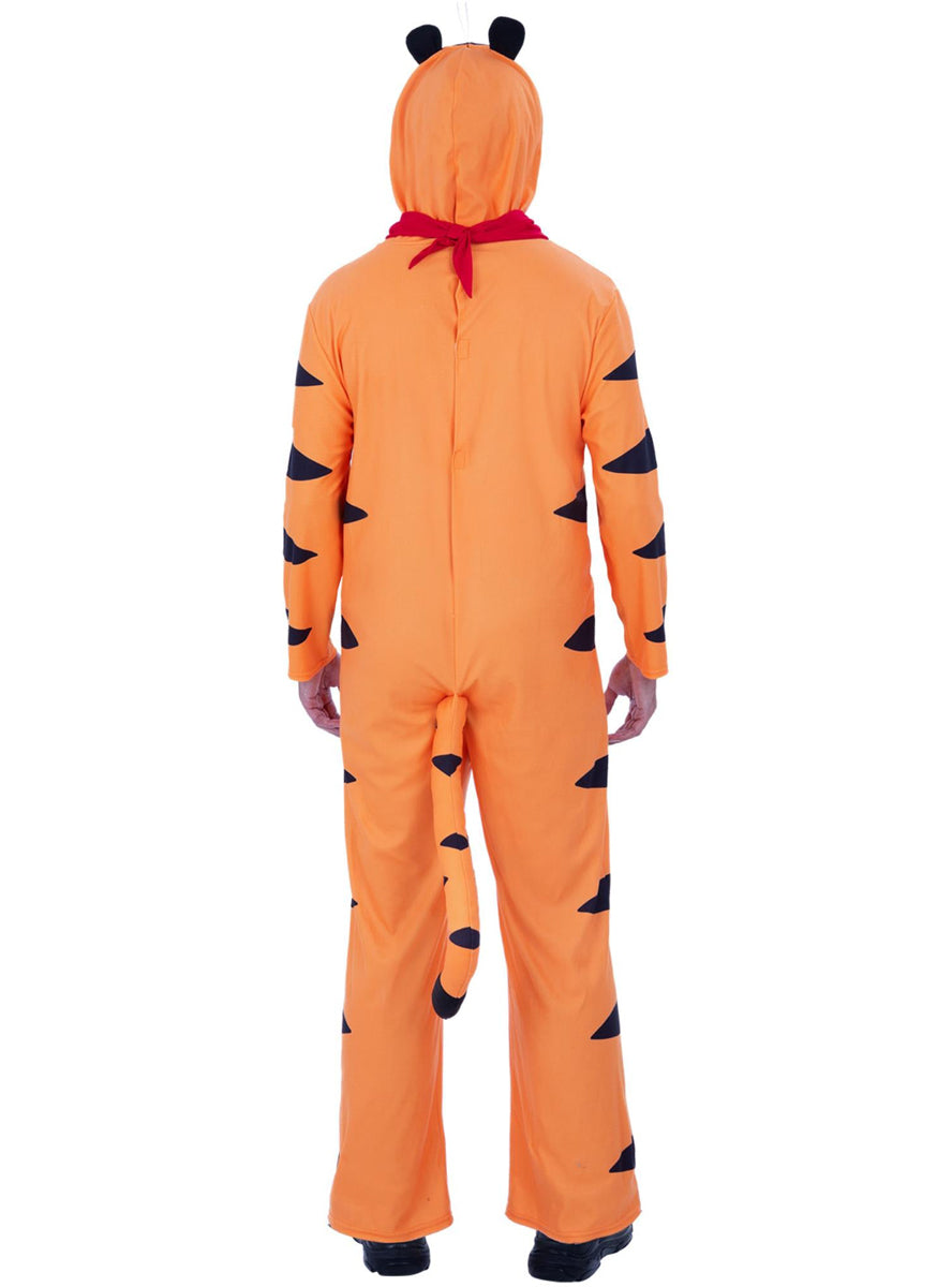 Mens breakfast cereal mascot costume - back image