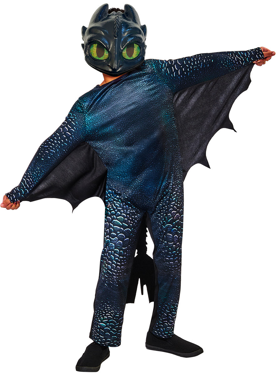 Deluxe Toothless Night Fury Boys Costume - Main Image