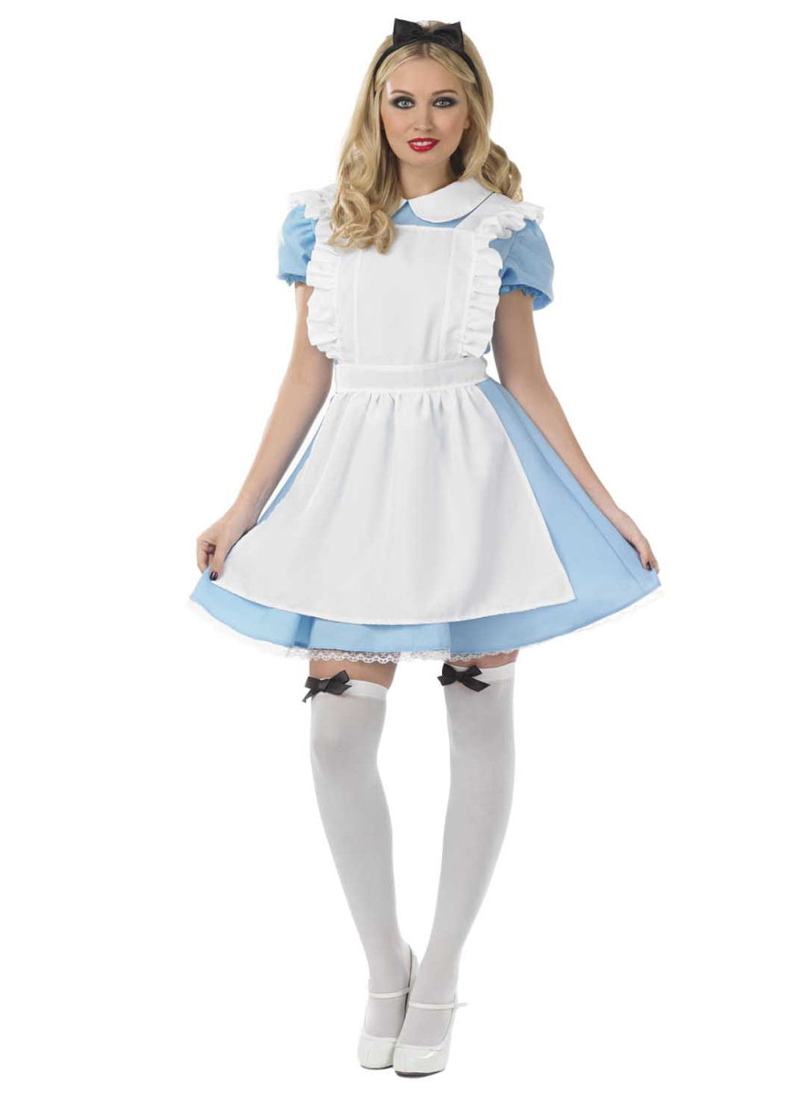 Plus Size Alice In Wonderland Womens Costume - Main Image