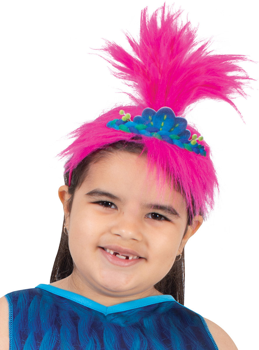Trolls 3 Band Together Girls Poppy Character Costume close image 1