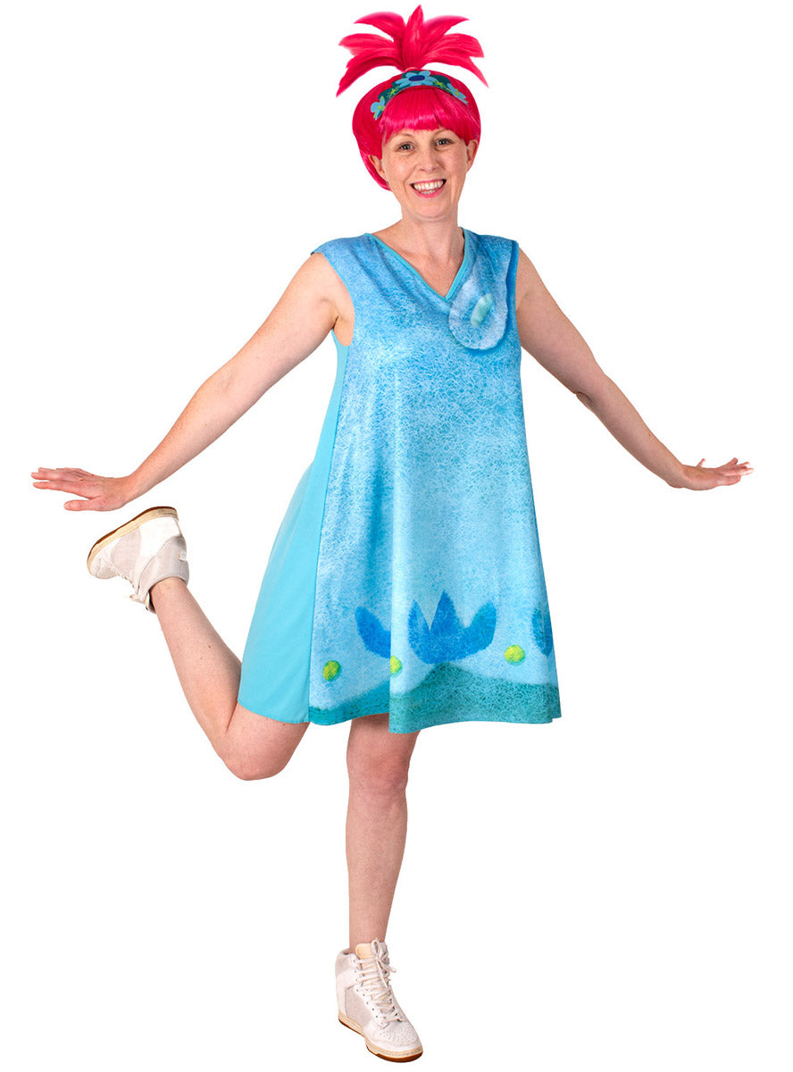 Trolls World Tour Womens Poppy Costume - Alternative Image 1