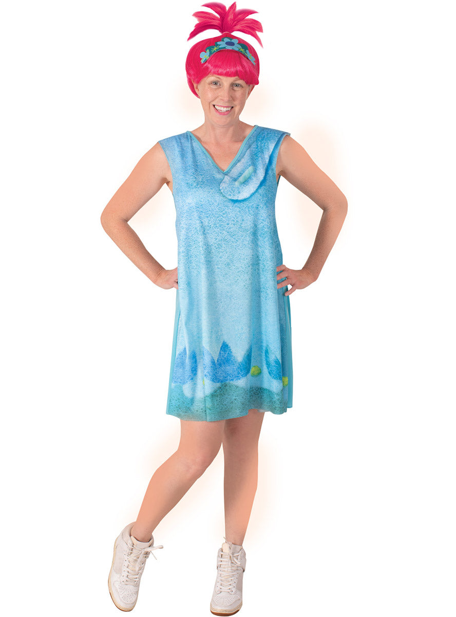 Trolls World Tour Womens Poppy Costume - Alternative Image 2