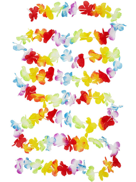 Tropical Hawaiian Flower Bunting Decoration - Main Image