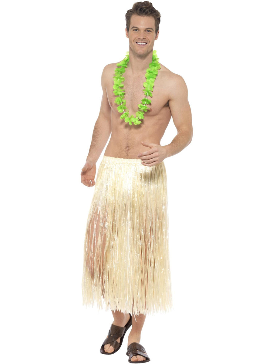Green Hawaiian Flower Lei Accessory - Alternate Image