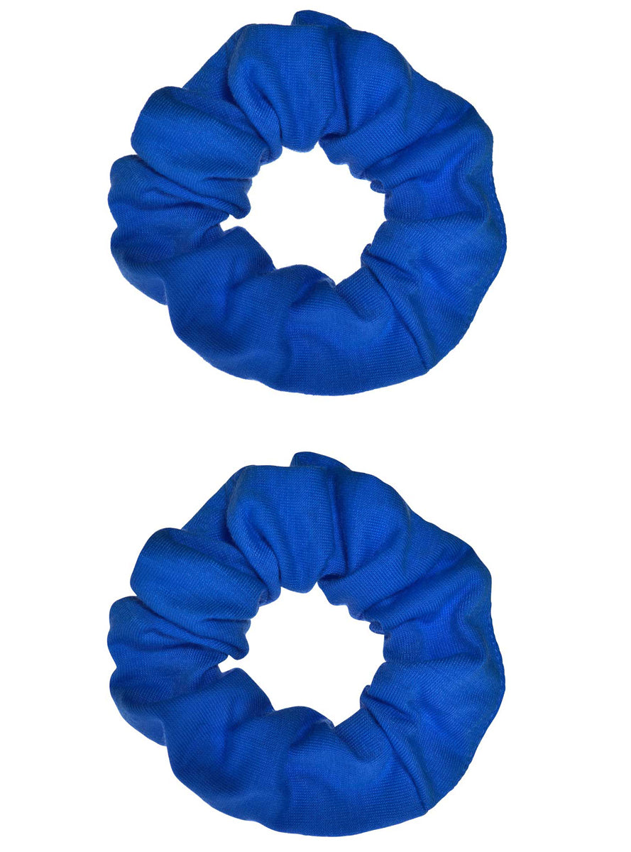 Pack of 2 Blue Hair Scrunchies