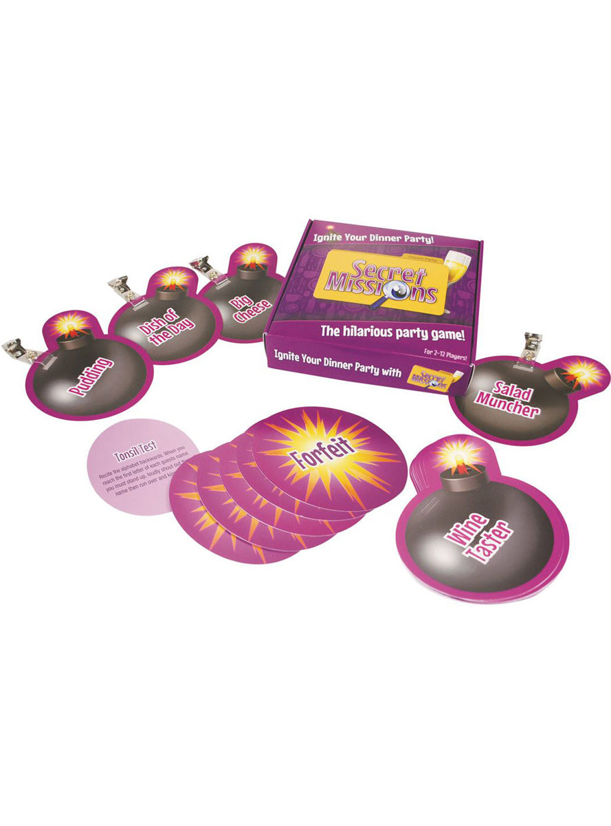 Adults Dinner Party Game Creative Conceptions Secret Missions