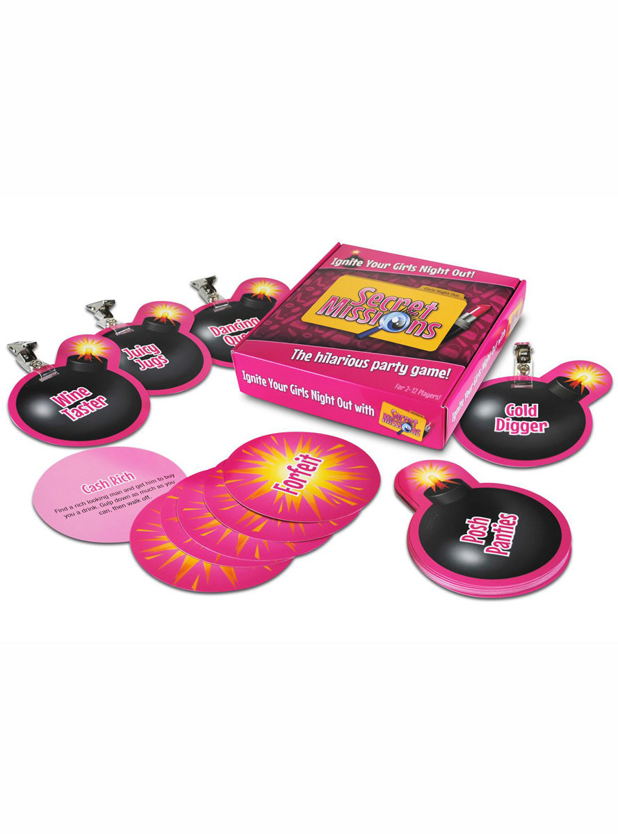 Womens Hens Night Party Game Creative Conceptions Secret Missions Girls Night Out - Alternate Image