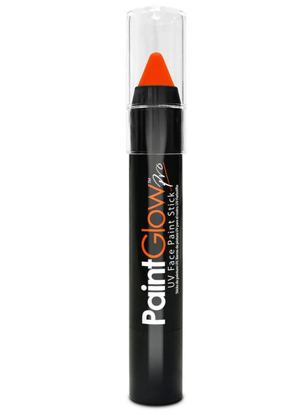 UV Reactive Orange Face and Body Makeup Stick - Main Image