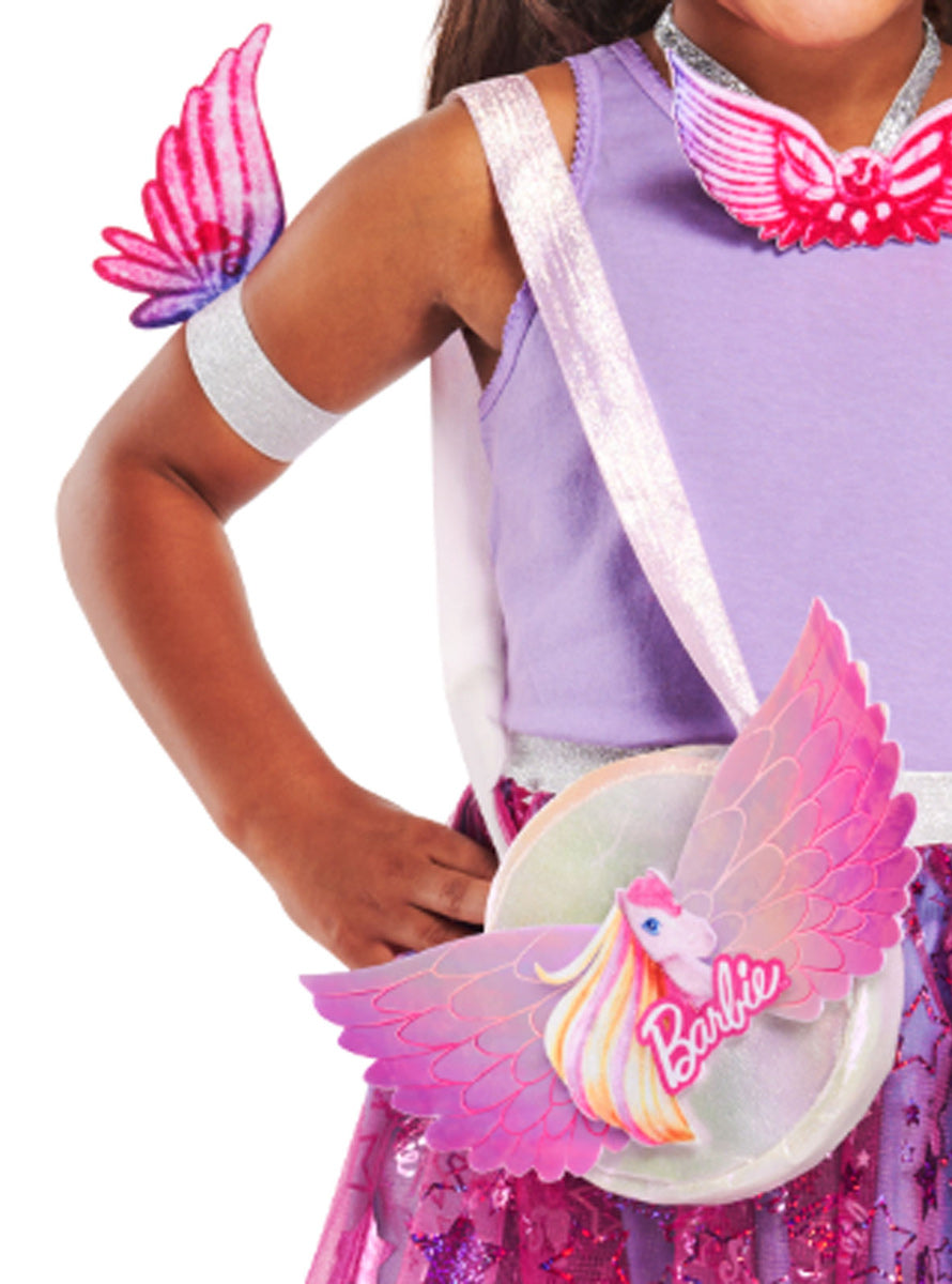 Pink Unicorn Barbie Girls Costume Bag - Alternative Image