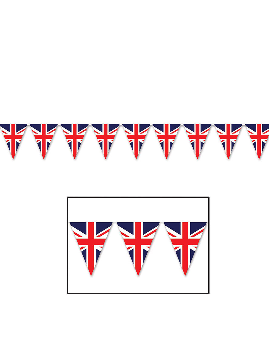 English Union Jack Pennant Flag Banner - Main Image